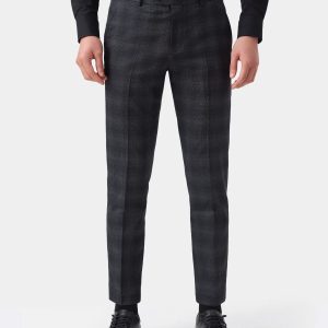 Quần âu họa tiết caro