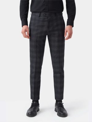 Quần âu họa tiết caro