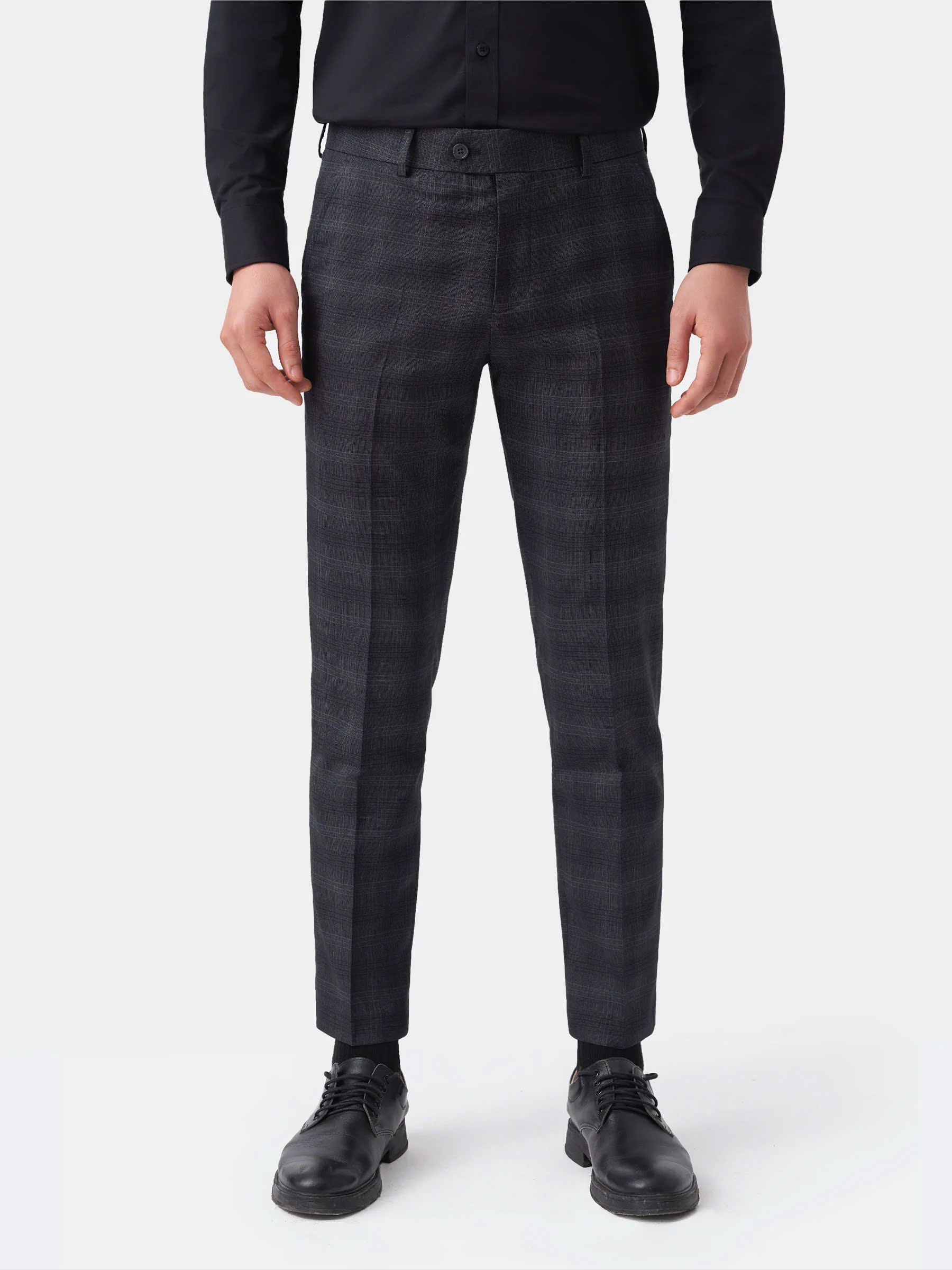 Quần âu họa tiết caro