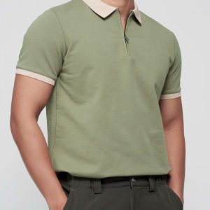 Áo polo họa tiết