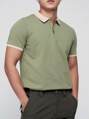 Áo polo họa tiết